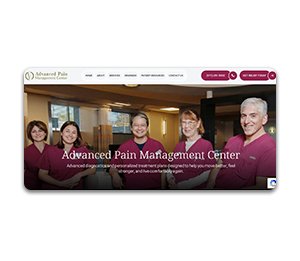 Advanced Pain Management Center - main banner cover